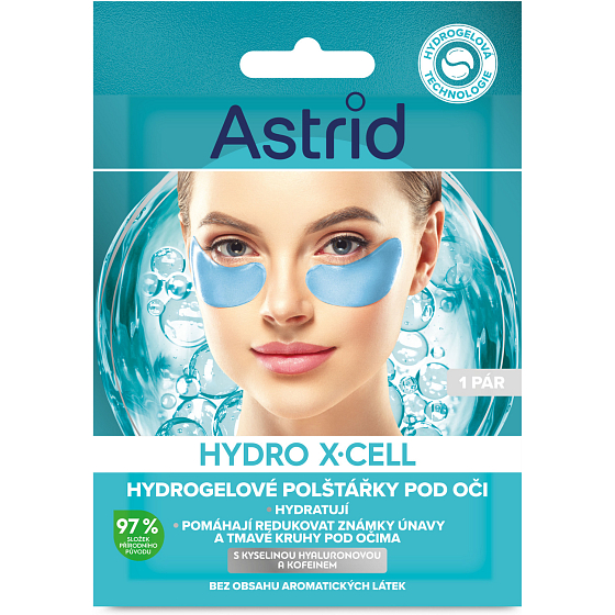 Astrid Hydro X-Cell oční polštářky, 2 ks