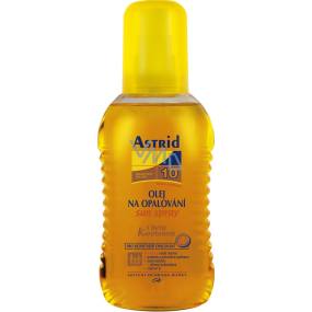 Astrid Sun F10 Beta-karoten olej na opalování sprej 200 ml