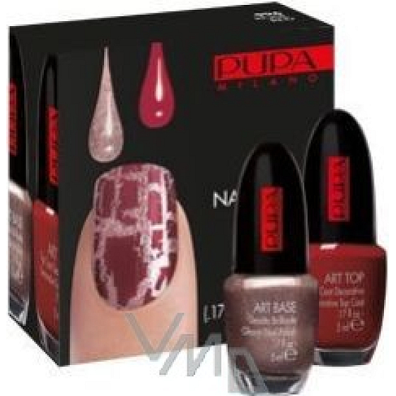 Pupa Nail Art Kit sada na zdobení nehtů odstín 907 Silver Blue 2 x 5 ml