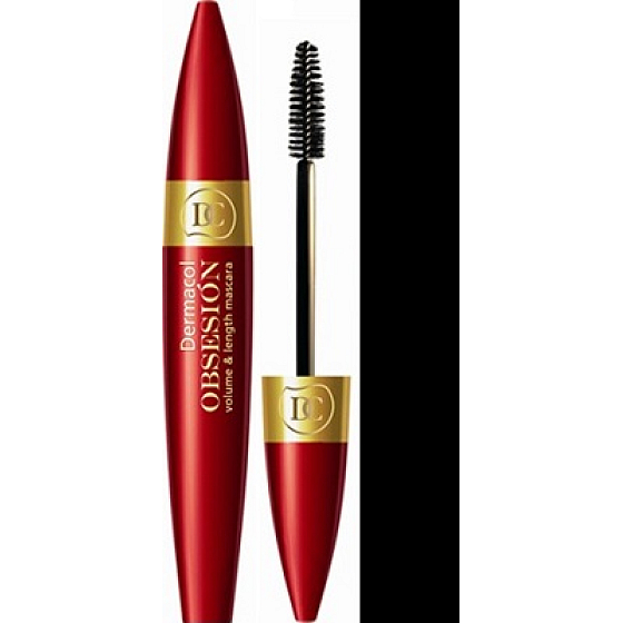 Dermacol Obsesión Volume & Length řasenka odstín černá 12 ml