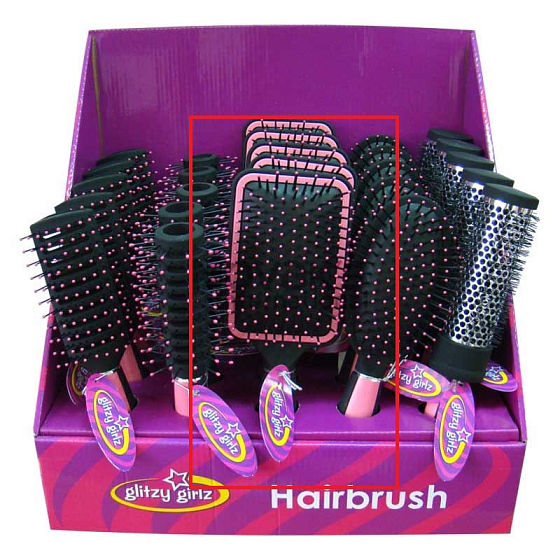 Glitzy Girlz Kartáč na vlasy velký obdélník 2993