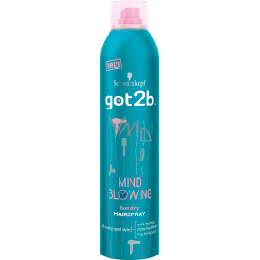 Got2b Mind Blowing Fast Dry Rychleschnoucí lak na vlasy 300 ml