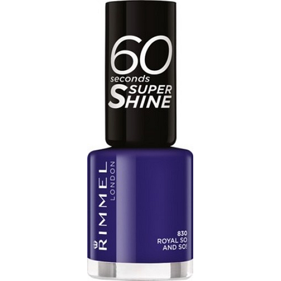 Rimmel London 60 Seconds Super Shine Nail Polish lak na nehty 830 Royal So and So! 8 ml