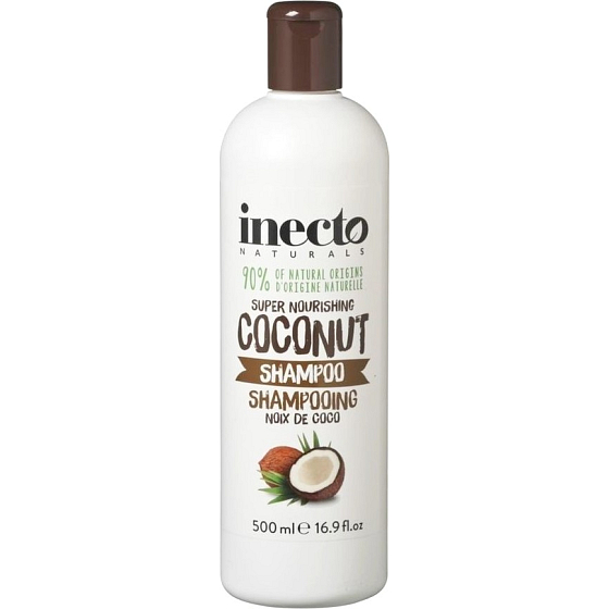 Inecto Naturals Coconut s čistým kokosovým olejem šampon na vlasy 500 ml