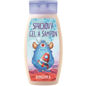 Bohemia Gifts Příšerky Borůvka šampon pro děti 250 ml