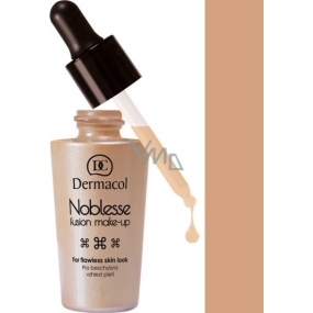 Dermacol Noblesse Fusion zdokonalující tekutý make-up 03 Sand 25 ml