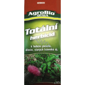 AgroBio Totální herbicid k hubení plevelů, dřevin, starých trávníků 50 ml