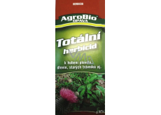 AgroBio Totální herbicid k hubení plevelů, dřevin, starých trávníků 50 ml