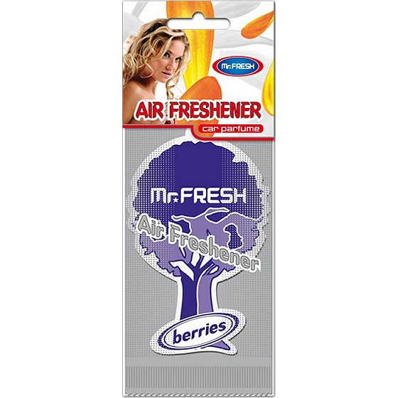 Mister Fresh Car Parfume Berries osvěžovač vzduchu závěsný 1 kus