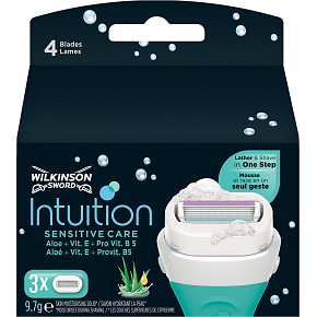 Wilkinson Intuition Sensitive Care náhradní hlavice, 3 ks