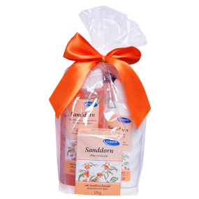 Kappus Sanddorn - Rakytník sprchový gel 250 ml + tělové mléko 200 ml + tuhé mýdlo 125 g, kosmetická sada