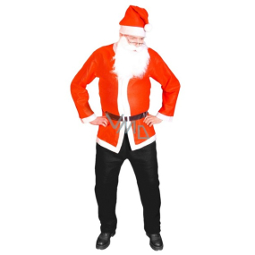Kostým Santa Claus - bunda, čepice, vousy