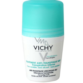 Vichy Anti-Transpirant Intense 48h deodorant antiperspirant roll-on proti nadměrnému pocení unisex 50 ml