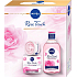 Nivea Face Rose Touch hydratační denní gel-krém 50 ml + micelární voda 400 ml, kosmetická sada