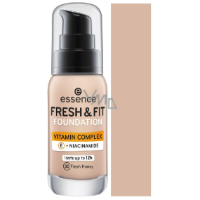 Essence Fresh & Fit tekutý make-up s vitamínovým komplexem 30 Fresh Honey 30 ml