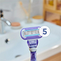 Gillette Venus Deluxe Smooth Swirl holicí strojek s 5 břity + náhradní hlavice 2 kusy pro ženy