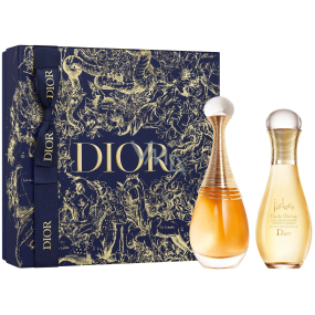 Christian Dior Jadore Eau de Parfum Infinissime parfémovaná voda 50 ml + Jadore Huile Divine suchý olej na vlasy i tělo 75 ml, dárková sada pro ženy