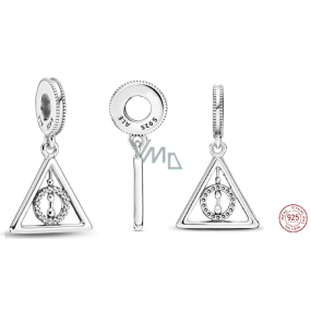 Charm Sterlingové stříbro 925 Harry Potter - Relikvie smrti, přívěsek na náramek