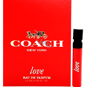 Coach Love parfémovaná voda pro ženy 2 ml s rozprašovačem, vialka
