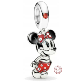 Charm Sterlingové stříbro 925 Disney myška Minnie Mouse, přívěsek na náramek film