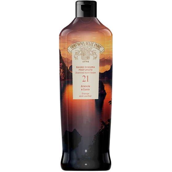 Compagnia Delle Indie 21 Orange and Leather parfémovaná pěna do koupele 500 ml