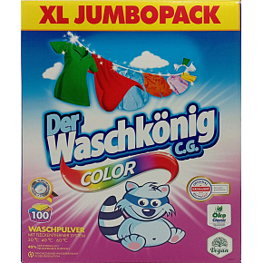 Waschkönig prací prášek Color, 100 praní, 6 kg Waschkönig prací prášek Color, 100 praní, 6 kg