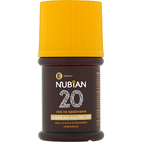 Nubian OF 20 olej na opalování, 60 ml