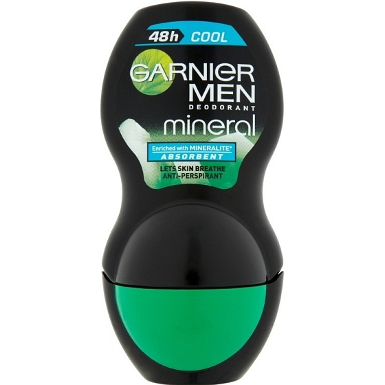 Garnier Men Mineral Cool kuličkový deodorant roll-on pro muže 50 ml