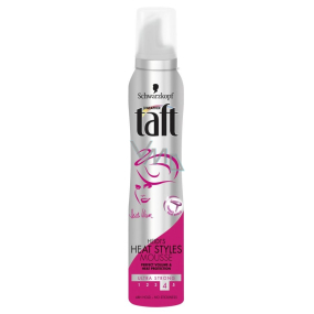 Taft Heidi Heat Styles ultra silná fixace pěnové tužidlo 250 ml