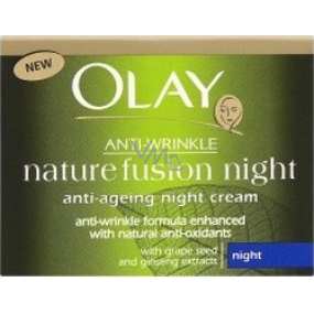 Olay Anti-Wrinkle Nature Fusion noční krém pro normální až suchou pleť 50 ml