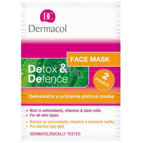 Dermacol Detox & Defence detoxikační a ochranná pleťová maska 2 x 8 g