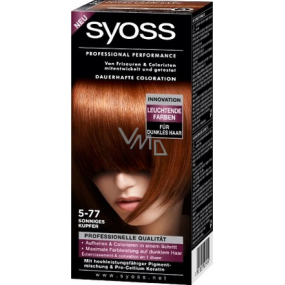 Syoss Professional barva na vlasy 5 - 77 oslňující měděný