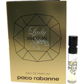 Paco Rabanne Lady Million parfémovaná voda pro ženy 1,5 ml s rozprašovačem, vialka