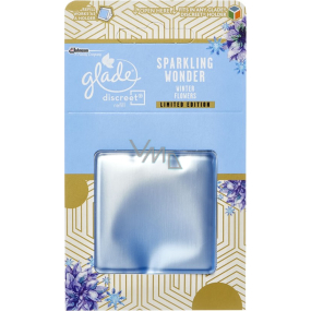 Glade Discreet Sparkling Wonder Winter Flowers osvěžovač vzduchu náhradní náplň 8 g