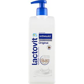 Lactovit Original vyživující tělové mléko s dávkovačem, 400 ml