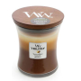 WoodWick Trilogy Cafe Sweets - Sladkosti ke kávě vonná svíčka s dřevěným knotem a víčkem sklo velká 609,5 g