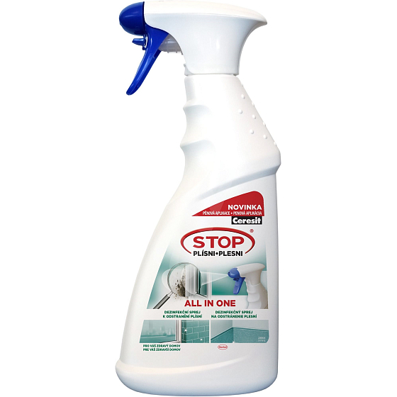 Ceresit Stop plísni All in One desinfekční sprej k odstranění plísní na všechny povrchy 500 ml