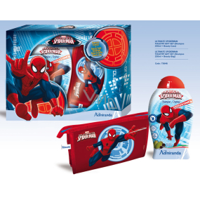 Marvel Spiderman tělový a šampon na vlasy 250 ml + toaletní taštička, dárkový balíček