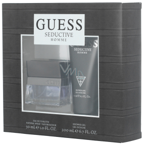 Guess Seductive Homme toaletní voda 30 ml + sprchový gel 200 ml, dárková sada