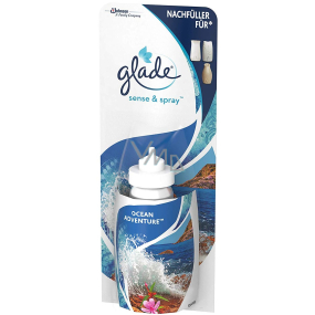 Glade Sense & Spray Ocean Adventure osvěžovač vzduchu s vůní oceánu náhradní náplň sprej 18 ml