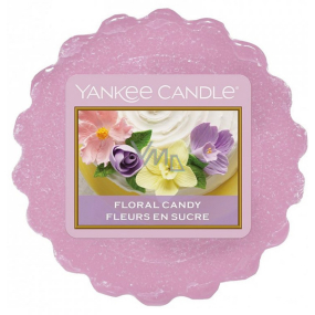 Yankee Candle Floral Candy - Dortík s květy vonný vosk do aromalampy 22 g
