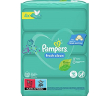 Pampers Fresh Clean vlhčené ubrousky pro děti 4 x 80 kusů