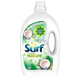 Surf Coconut Splash prací gel univerzální, vhodný na bílé i barevné prádlo 54 dávek 2,7 l