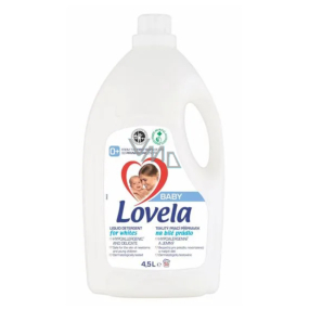 Lovela Baby Bílé prádlo Hypoalergenní, jemný tekutý prací přípravek 50 pracích dávek 4,5 l