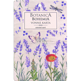 Bohemia Gifts Botanica Aromatická vonná karta Levandule 10,5 x 16 cm