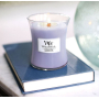 WoodWick Lavender Spa - Levandulová lázeň vonná svíčka s dřevěným knotem a víčkem sklo střední 275 g