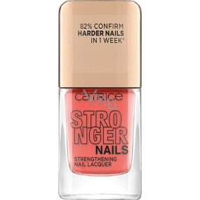 Catrice Stronger Nails Strengthening Nail Lacquer lak na nehty 02 Burly Coral 10,5 ml