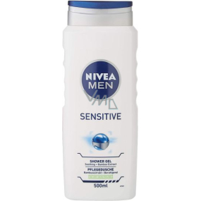 Nivea Men Sensitive sprchový gel na tělo, tvář a vlasy 500 ml