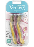 Gillette Venus 3 Dragonfruit pohotové holítko 3 kusy pro ženy