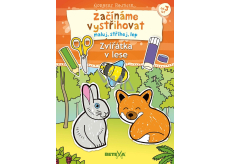 Ditipo Začínáme vystřihovat Zvířátka v lese kreativní sešit 17,5 x 24,1 x 0,8 cm, věk 3+